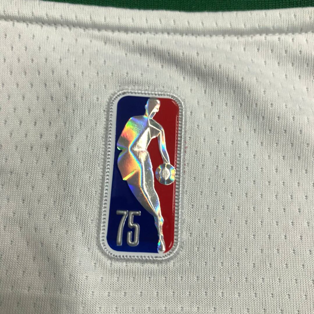 Nike NBA  75th Anniversary Boston Celtics Walker No' 8  Jersey White Color - Image 5