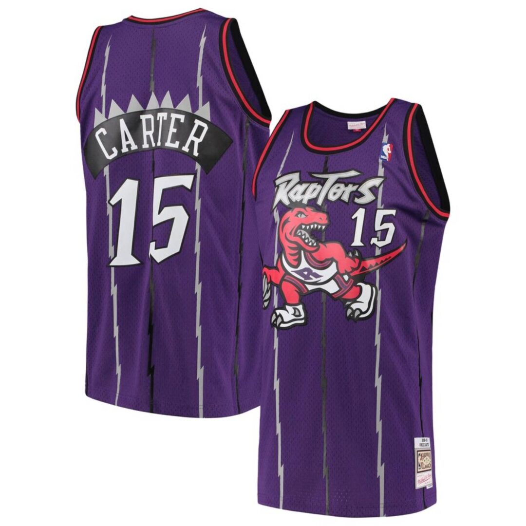 Mitchell & Ness Raptors No' 15 Carter Jersey 1998-99 Vintage Purple