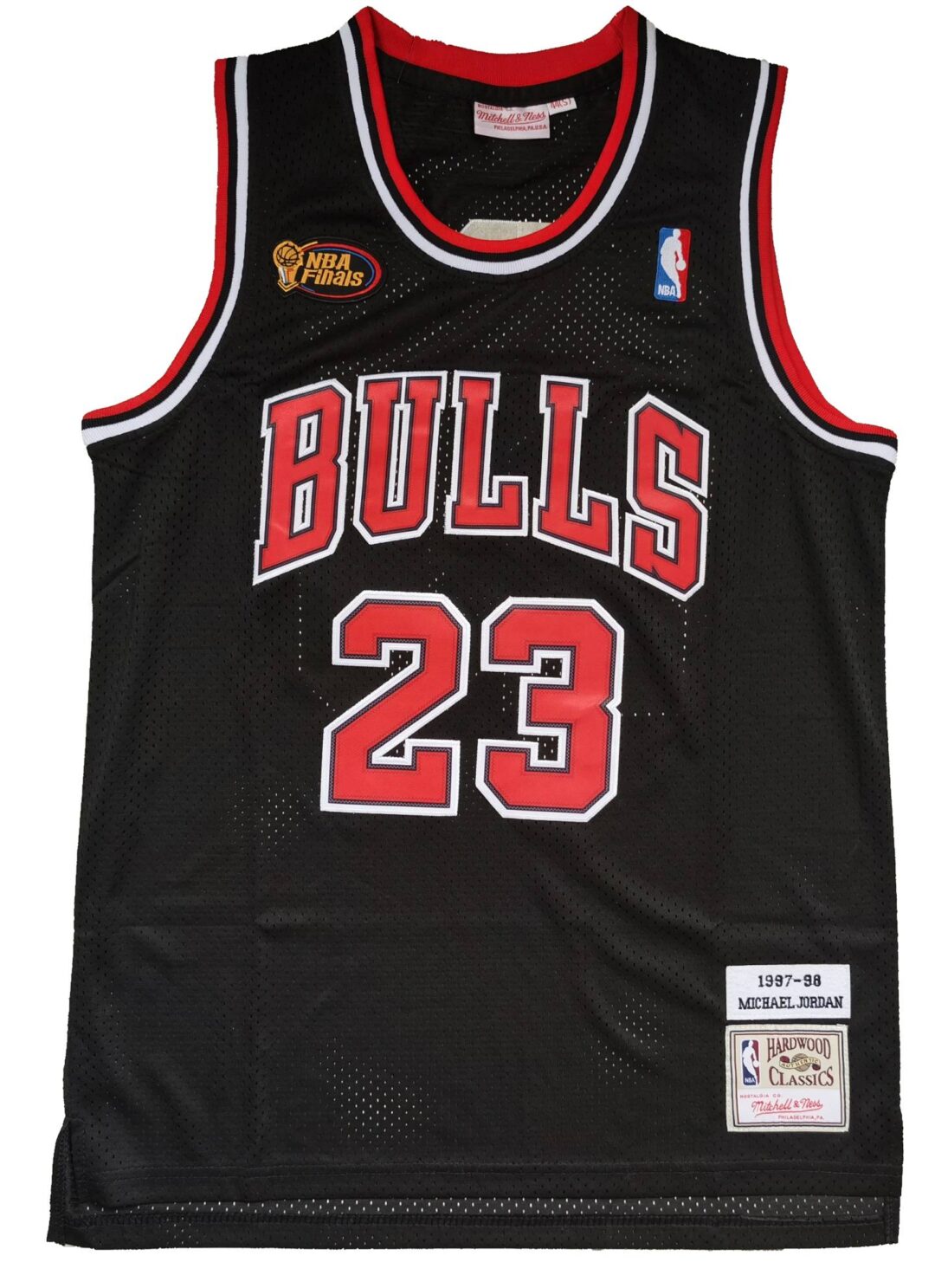 Mitchell & Ness Nba 1997-98 Jordan Jersey No' 23 Black Color - Image 4