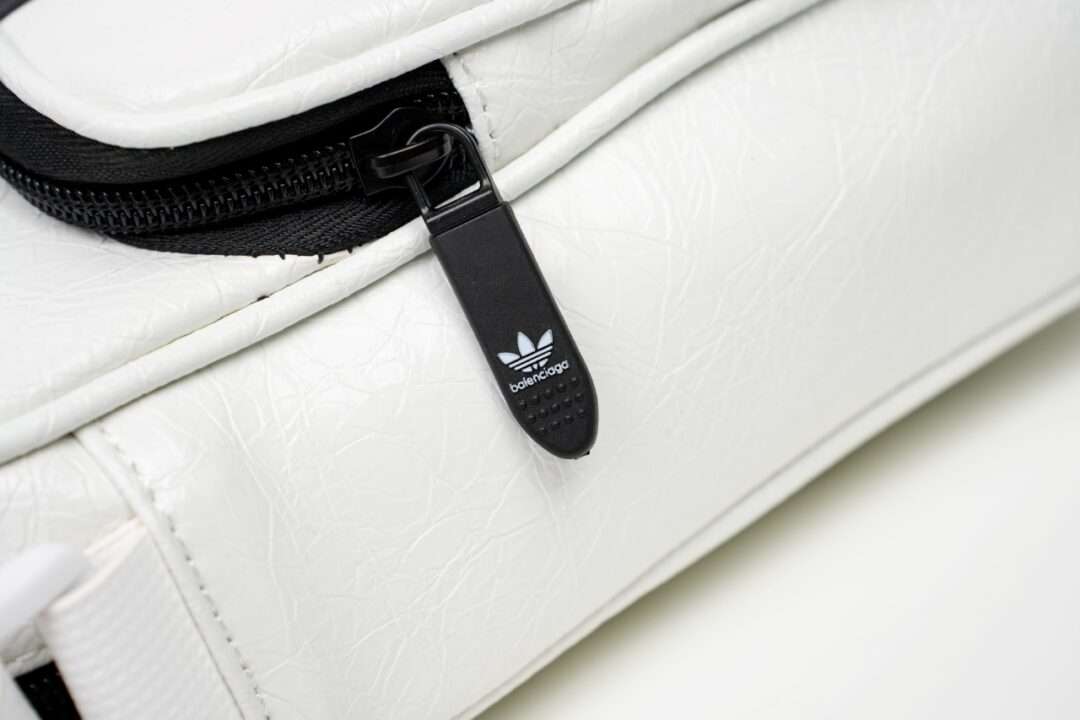 Balenciaga x Adidas Collaboration Shoulder Bag Three-Bar Leather Unisex - Image 4
